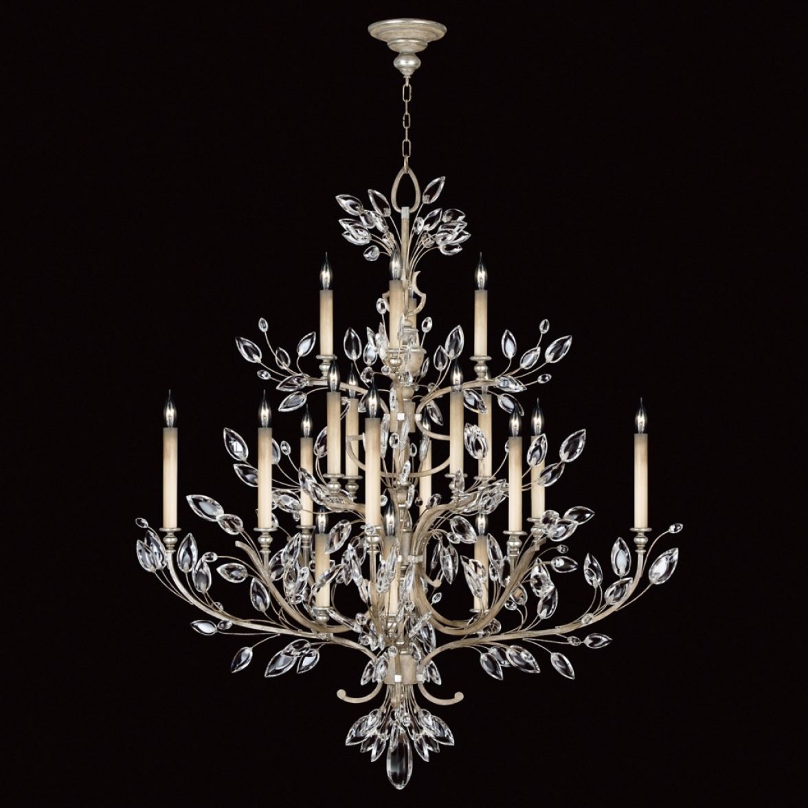 Crystal Laurel chandelier