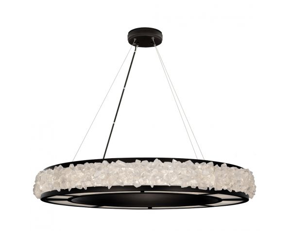 Arctic halo chandelier