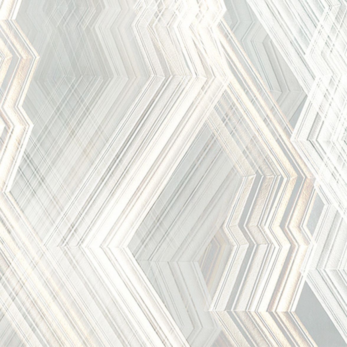 Echo Silver grey Led Wallpaper