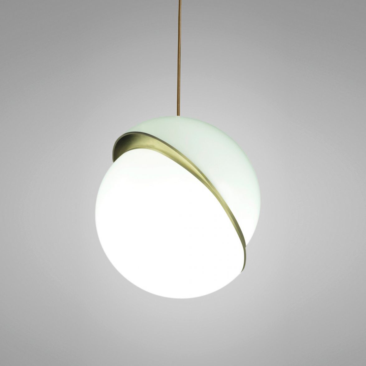 Crescent light pendant