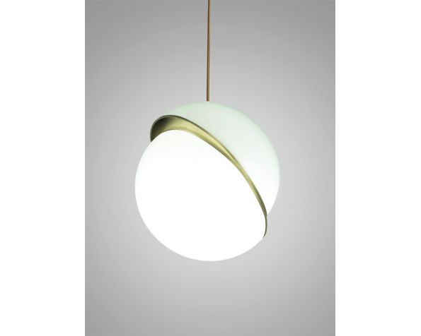 Crescent light pendant