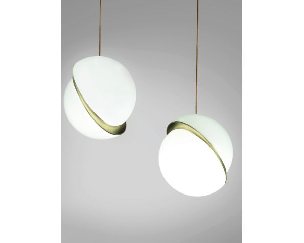 Crescent light pendant