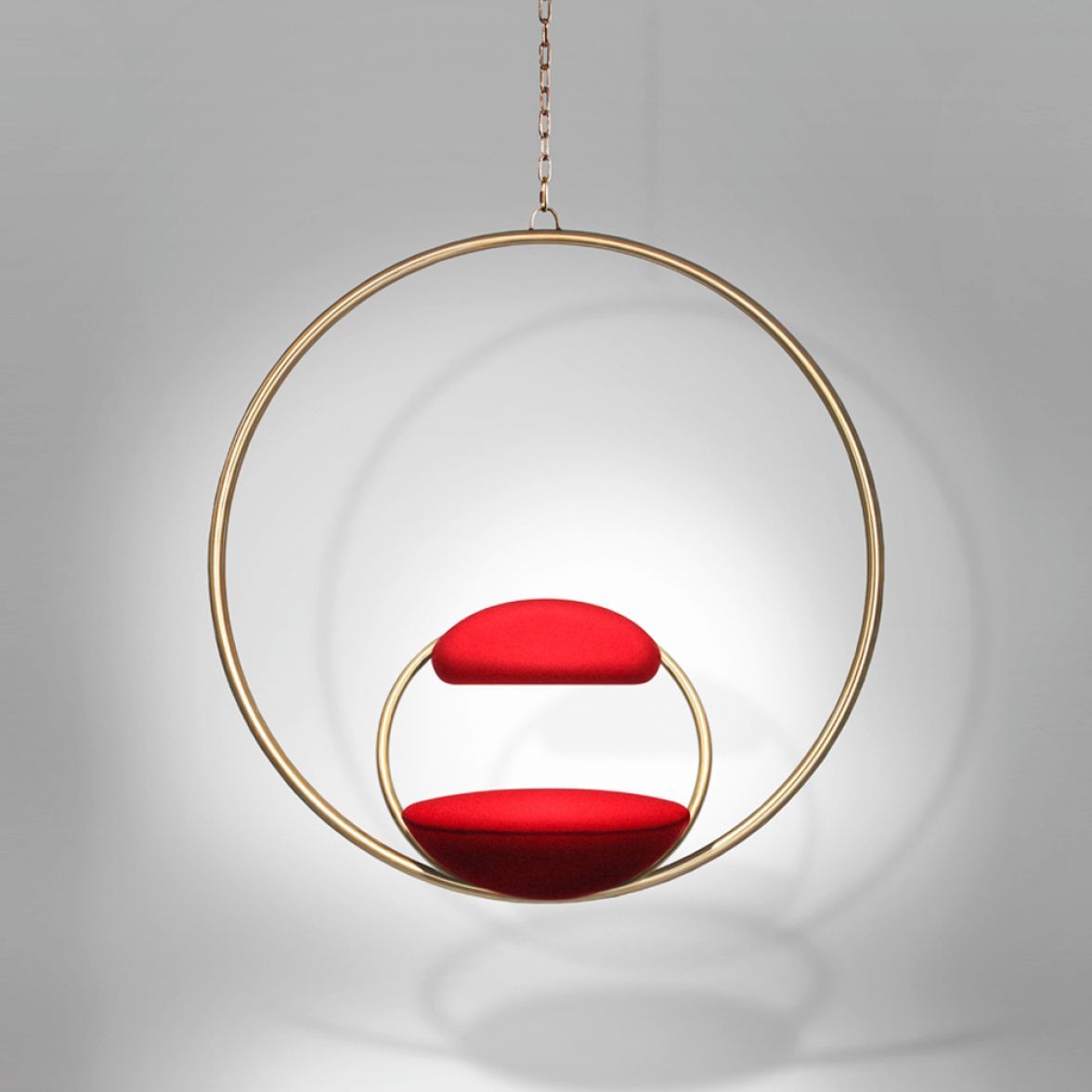 Hoop hanging armchair