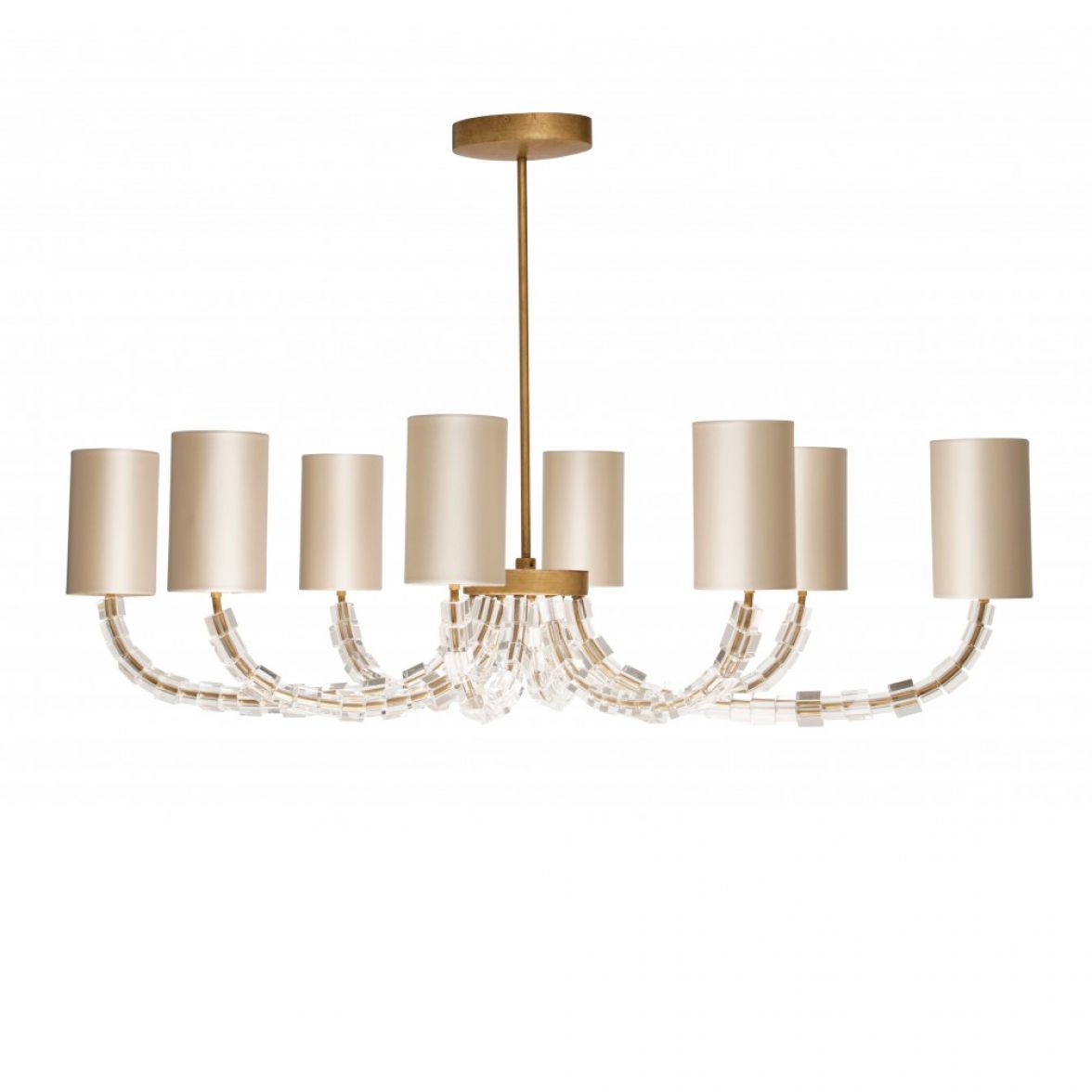 Oval Lartigue chandelier