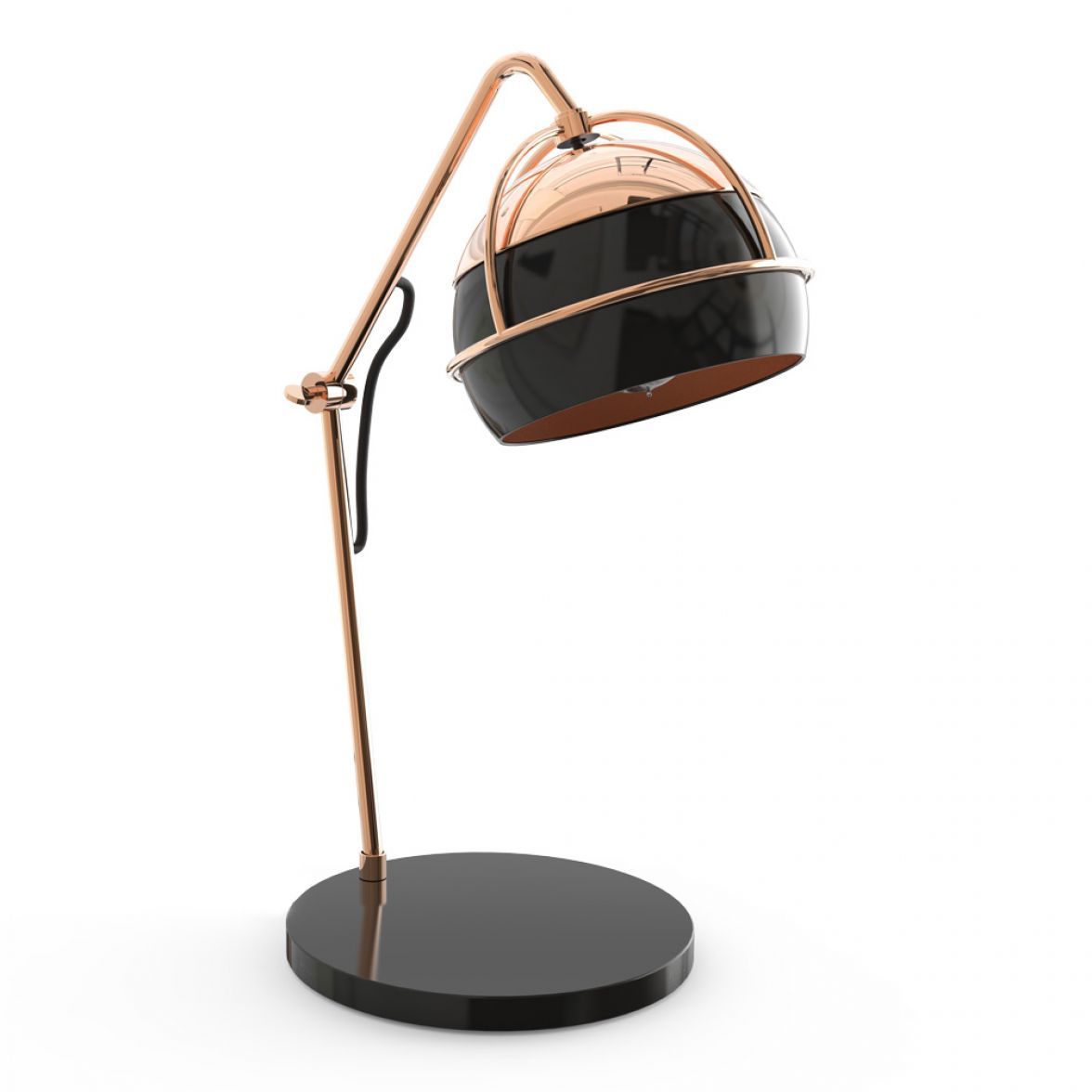 Black widow table lamp