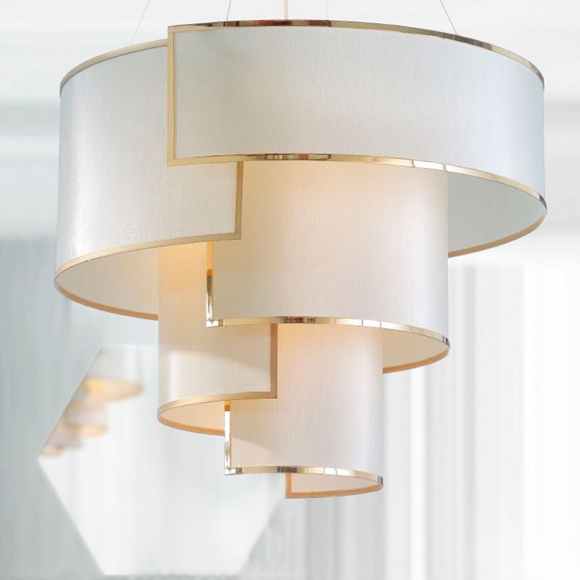 Rectangular chandelier