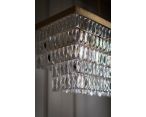 Smoke Crystal Rectangular Chandelier фото