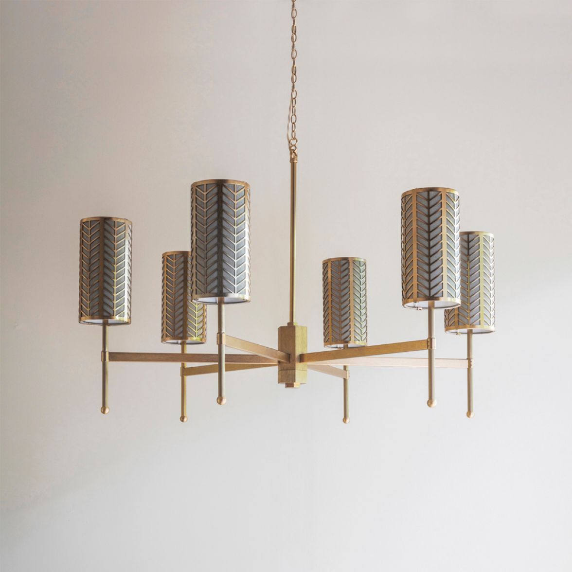 Stem Chandelier with Lattice