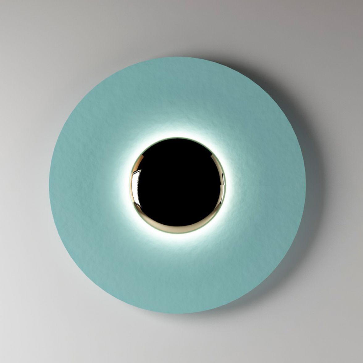 Circle wall sconce