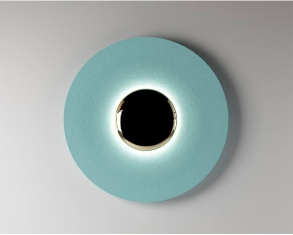 Circle wall sconce