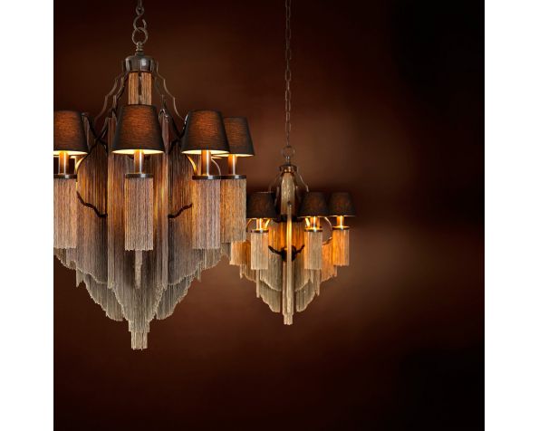 Fringe S chandelier 