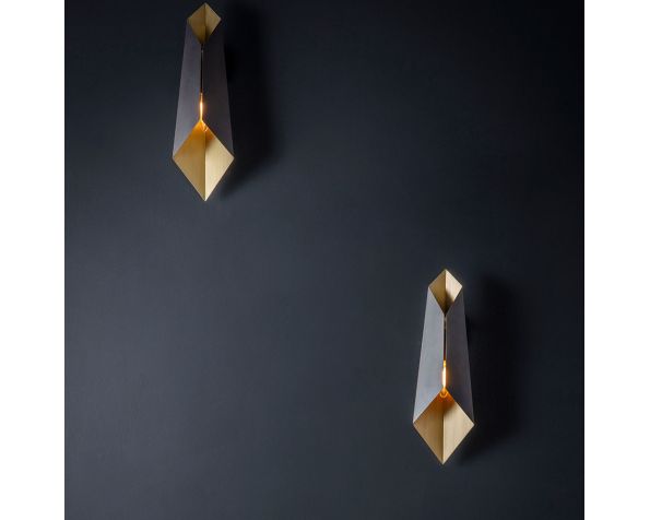 Bronze Fold wall light