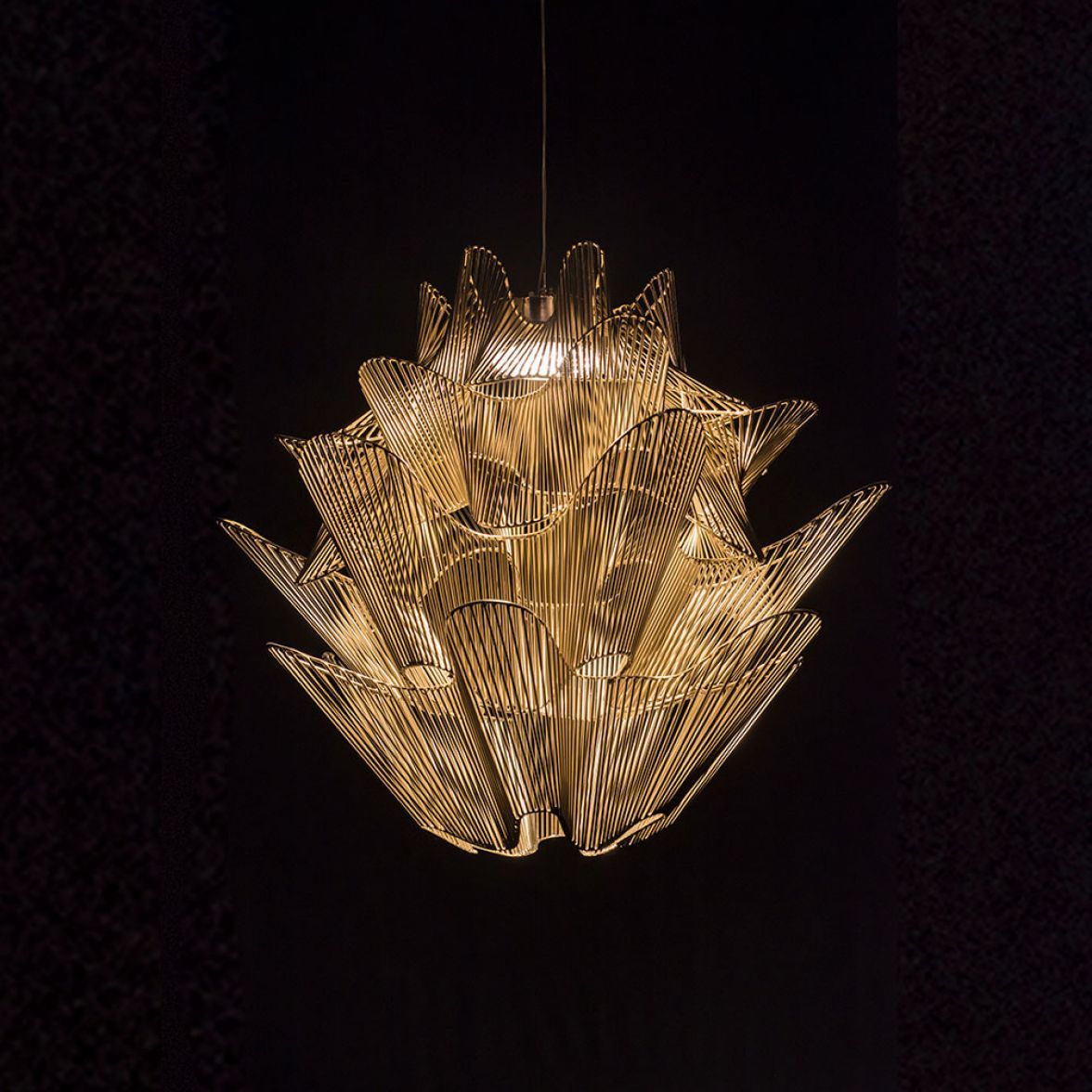 Moire chandelier